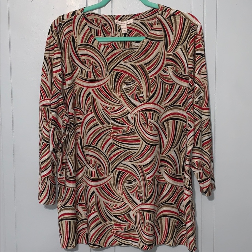 JM Collection 2X blouse